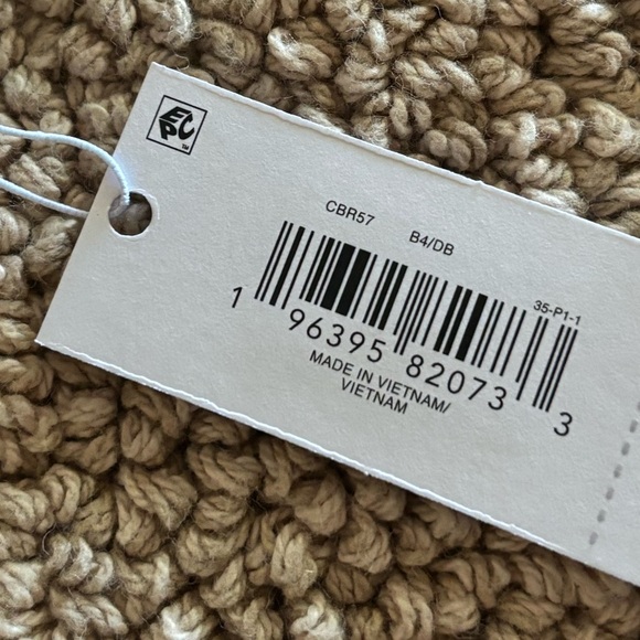 Coach X Large Embossed Leather Hang Tag - Picture 6 of 6